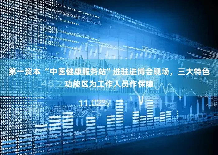 第一资本 “中医健康服务站”进驻进博会现场，三大特色功能区为工作人员作保障
