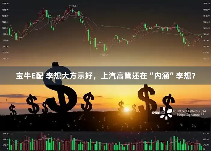 宝牛E配 李想大方示好，上汽高管还在“内涵”李想？